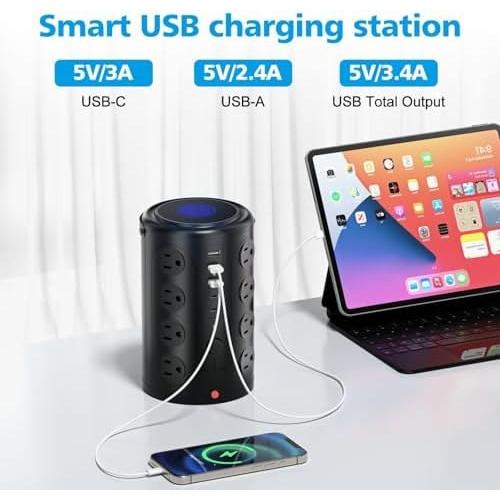 Power strip tower