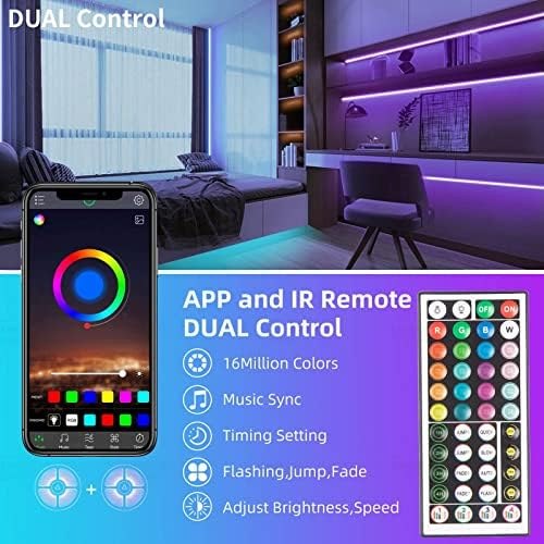 100ft RGB LED strip lights