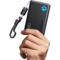 10000mAh 45W Fast Charging Slim Power Bank with Detachable USB-C Cable