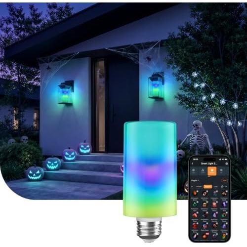 Smart color-changing light bulb