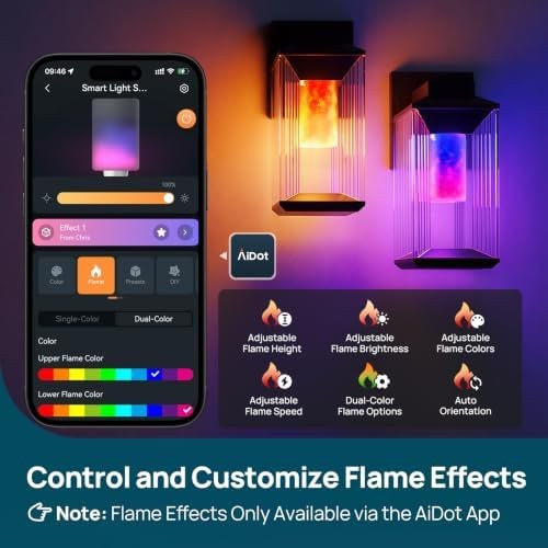 Smart color-changing light bulb