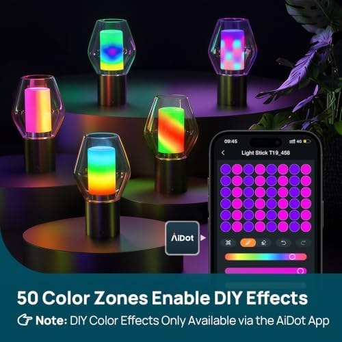 Smart color-changing light bulb