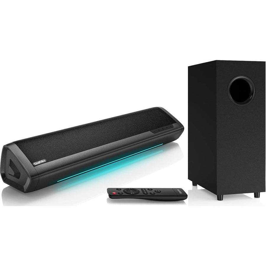 Sound Bar with Subwoofer, Home Theater Surround System for TV & PC