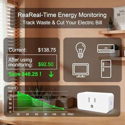 Wi-Fi smart plug 4-pack